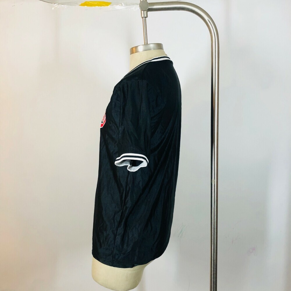 Vintage Glendale Hoops Don Allerson Athletics Black Ringer Basketball Jersey - Picture 3 of 5